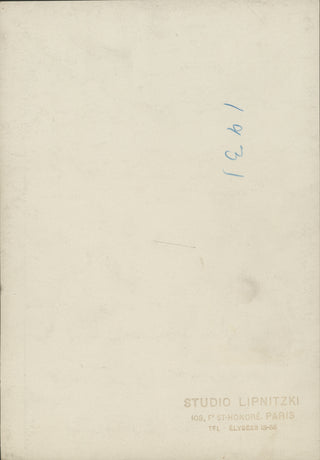 Gall, Yvonne. (1885–1972) Signed Lipnitzki Photograph Inscribed to Charles Drumheller