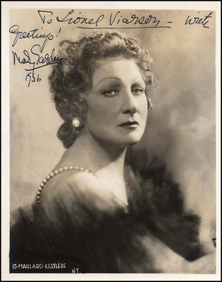 Garden, Mary. (1874–1967) Signed Photograph