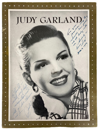 Garland, Judy. (1922–1969) [Arlen, Harold. (1905–1986)] The Story of Judy Garland  - INSCRIBED TO HAROLD ARLEN