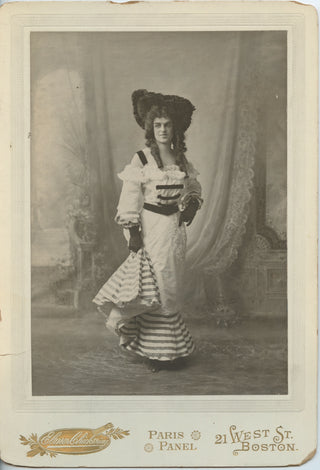 [Drag Performance] [Gender] Eltinge, Julian. (1881–1941) Boston Bank Officers Association Drag Performance Photography Archive, 1897 - 1908