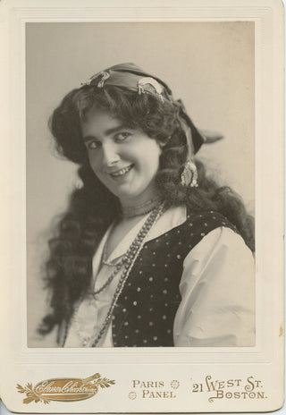 [Drag Performance] [Gender] Eltinge, Julian. (1881–1941) Boston Bank Officers Association Drag Performance Photography Archive, 1897 - 1908