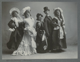 [Drag Performance] [Gender] Eltinge, Julian. (1881–1941) Boston Bank Officers Association Drag Performance Photography Archive, 1897 - 1908