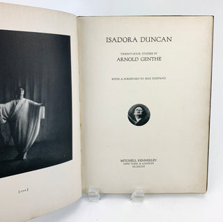 [Duncan, Isadora. (1877–1927)] Genthe, Arnold (1869–1942) "Isadora Duncan: Twenty Four Studies" - Inscribed by the Photographer to the Coffee House Club