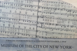 Gershwin, George. (1898–1937) & Gershwin, Ira. (1896–1983) Gershwin Museum Poster- with AUTOGRAPHS FROM BOTH GERSHWIN BROTHERS