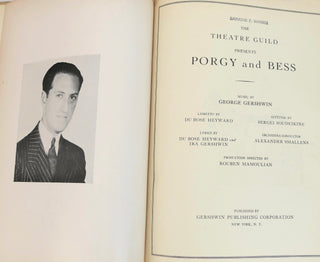 Gershwin, George. (1898–1937) Porgy and Bess - FIRST EDITION SCORE