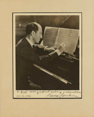 Gershwin, George. (1898–1937) [Kalmar, Bert. (1884-1947)] Signed Photograph to Bert Kalmar