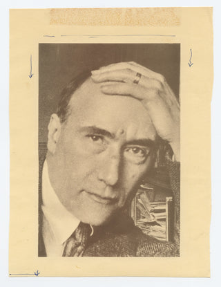 Gide, André. (1869–1951) [Diamond, David. (1915–2005)] Autograph Signature and Dedication  to David Diamond