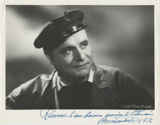 Gigli, Beniamino. (1890-1957) Signed Photograph in "Taxi de Nuit/Taxi di Notte"