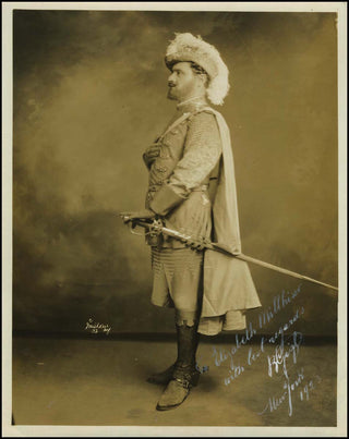 Gigli, Beniamino. (1890-1957) Signed 1923 Mishkin Photograph in "L&apos;Africaine."