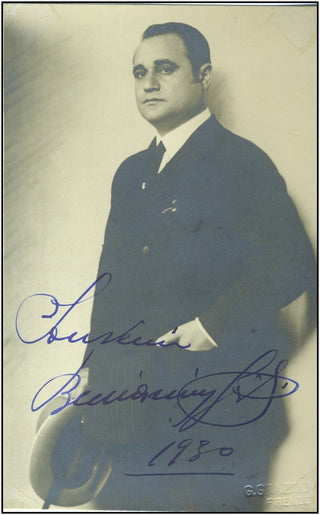 Gigli, Beniamino. (1890-1957) Signed Photograph