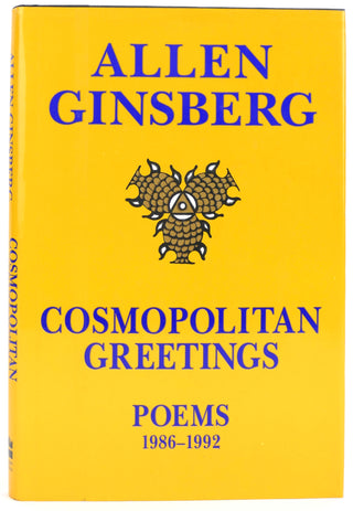 Ginsberg, Allen. (1926–1997) "Cosmopolitan Greetings: Poems 1986-1992" Signed First Edition
