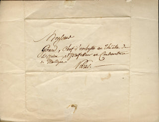 [French Composers and Musicians] [Narcisse GIRARD (1797-1860)] Auber, Boieldieu, Cherubini, Halévy, Isouard, Scribe, Thomas, etc. Important Collection of Letters to the Conductor/Composer Narcisse Girard