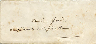 [French Composers and Musicians] [Narcisse GIRARD (1797-1860)] Auber, Boieldieu, Cherubini, Halévy, Isouard, Scribe, Thomas, etc. Important Collection of Letters to the Conductor/Composer Narcisse Girard