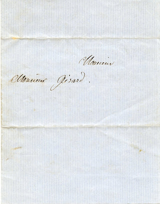 [French Composers and Musicians] [Narcisse GIRARD (1797-1860)] Auber, Boieldieu, Cherubini, Halévy, Isouard, Scribe, Thomas, etc. Important Collection of Letters to the Conductor/Composer Narcisse Girard