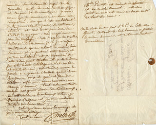 [French Composers and Musicians] [Narcisse GIRARD (1797-1860)] Auber, Boieldieu, Cherubini, Halévy, Isouard, Scribe, Thomas, etc. Important Collection of Letters to the Conductor/Composer Narcisse Girard