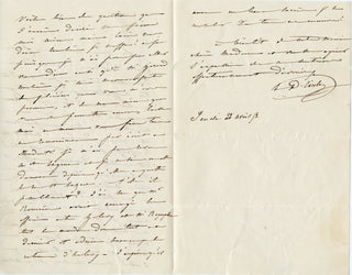 [French Composers and Musicians] [Narcisse GIRARD (1797-1860)] Auber, Boieldieu, Cherubini, Halévy, Isouard, Scribe, Thomas, etc. Important Collection of Letters to the Conductor/Composer Narcisse Girard