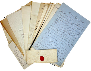 [French Composers and Musicians] [Narcisse GIRARD (1797-1860)] Auber, Boieldieu, Cherubini, Halévy, Isouard, Scribe, Thomas, etc. Important Collection of Letters to the Conductor/Composer Narcisse Girard