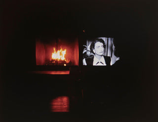 Goldin, Nan. (b. 1953) "Joan Crawford on Fire, New Jersey, Thanksgiving, 2005" Photograph