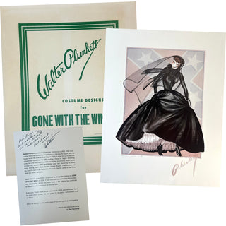 [Gone with the Wind ] Plunkett, Walter.(1902–1982) Gone With the Wind: Walter Plunkett Signed Limited Edition Portfolio