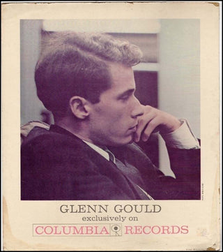 Gould, Glenn. (1932-1982) Large Original 1950s Easelback Store Display