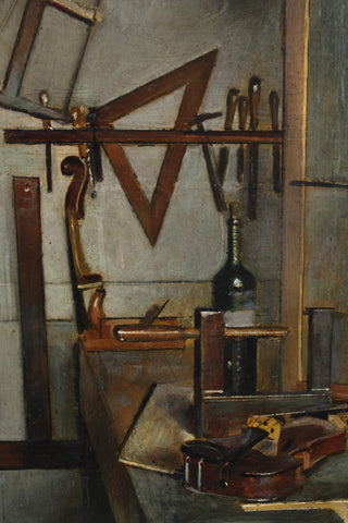 [Music Iconography] Graf, Hermann. (1873 - 1940) The Luthier, ca. 1930