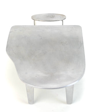 [Piano] Grand Piano Brushed Aluminum Sculpture, ca. 1930s