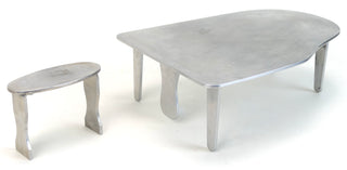 [Piano] Grand Piano Brushed Aluminum Sculpture, ca. 1930s