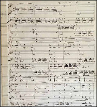 Grechaninov, Alexander. (1864 - 1956) [Jaroff, Serge. (1896-1985)] Five Autograph Musical Manuscripts, incribed to Serge Jaroff and the Don Cossack Chorus