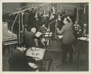 [New York Pro Musica. (1952-1974)] Greenberg, Noah. (1919-1966) Signed Photograph