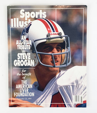 Grogan, Steve. (b. 1953) "An All-Star Tribute to Steve Grogan for the benefit of The American Liver Foundation" - Signed Program