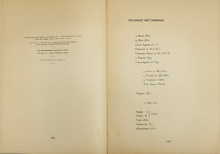 Gui, Vittorio. (1885–1975) [Mitropoulos, Dimitri. (1896–1960)] Franck, César.  (1822–1890) "Preludio, Aria e Finale" – Inscribed by Gui to Mitropoulos
