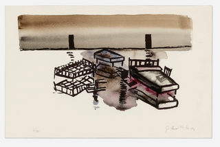 Kuitca, Guillermo. (b. 1961) Untitled, 1996