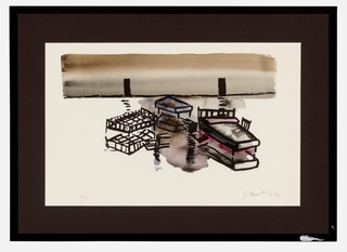 Kuitca, Guillermo. (b. 1961) Untitled, 1996