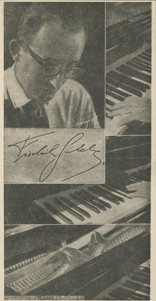 Gulda, Friedrich. (1930–2000) Signed Recital Program