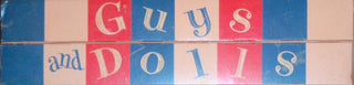 [Guys & Dolls] [Loesser, Frank. (1910–1969)] Vintage "Guys & Dolls" Sport Shirt Box