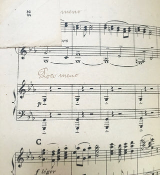 Hahn, Reynaldo. (1874-1947) "Le Bal de Béatrice d’Este" - WITH AUTOGRAPH NOTE AND CORRECTIONS