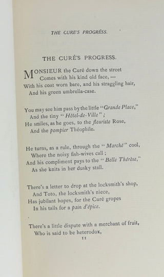 [Fine Binding - The Hampstead Bindery] Dobson, Austin. (1840 - 1921) "Poems on Several Occasions" [2 Vols.]