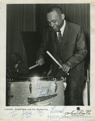 Hampton, Lionel. (1908-2002) Signed Photograph