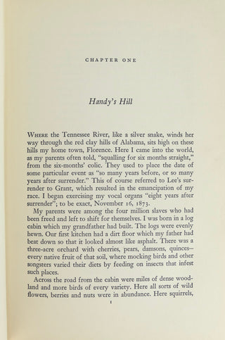 Handy, W.C. (1873-1958) "Father Of The Blues" Signed First Edition