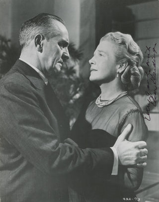 Harding, Ann. (1902–1981) [March, Fredric. (1897–1975)] "The Man in the Gray Flannel Suit" - Signed and Inscribed Photograph with Fredric March