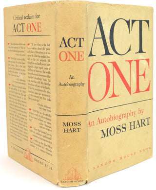 Hart, Moss. (1904–1961) "Act One" Signed First Edition