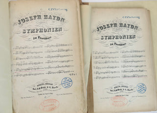 Haydn, Joseph. (1732–1809) Collection of Symphonies in Early Editions