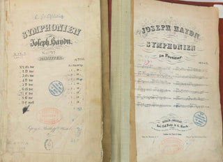 Haydn, Joseph. (1732–1809) Collection of Symphonies in Early Editions