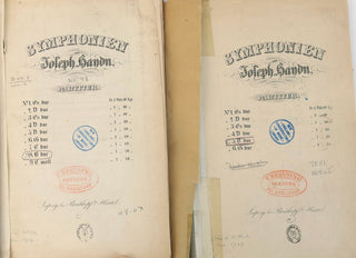 Haydn, Joseph. (1732–1809) Collection of Symphonies in Early Editions