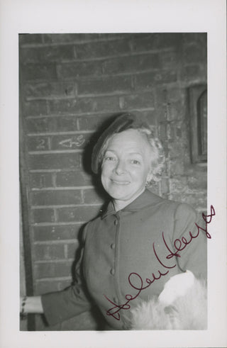 Hayes, Helen. (1900–1993) Pair of Signed Photographs of the "First Lady of American Theatre"