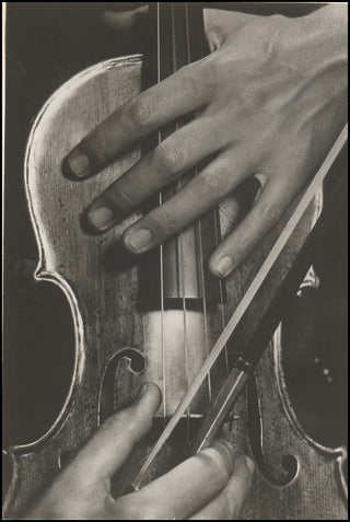 Heifetz, Jascha. (1901–1987) Two Original Photographs of Heifetz's Hands