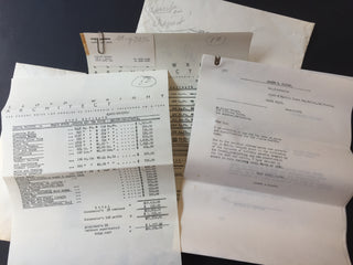 [Heifetz, Jascha. (1901–1987)] Wright Jr., Frank Lloyd. (1890–1978) Original 1961 Architectural Plans for a House for the Heifetz Family