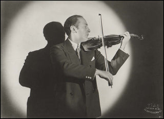 Heifetz, Jascha. (1901–1987) Original Photograph