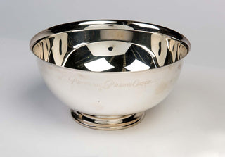 [Heifetz, Jascha. (1901–1987)] Silver Plated Paramount Pictures Bowl
