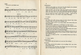 Hindemith, Paul. (1895-1963) "Ite, angeli veloces"  - Signed Partbook